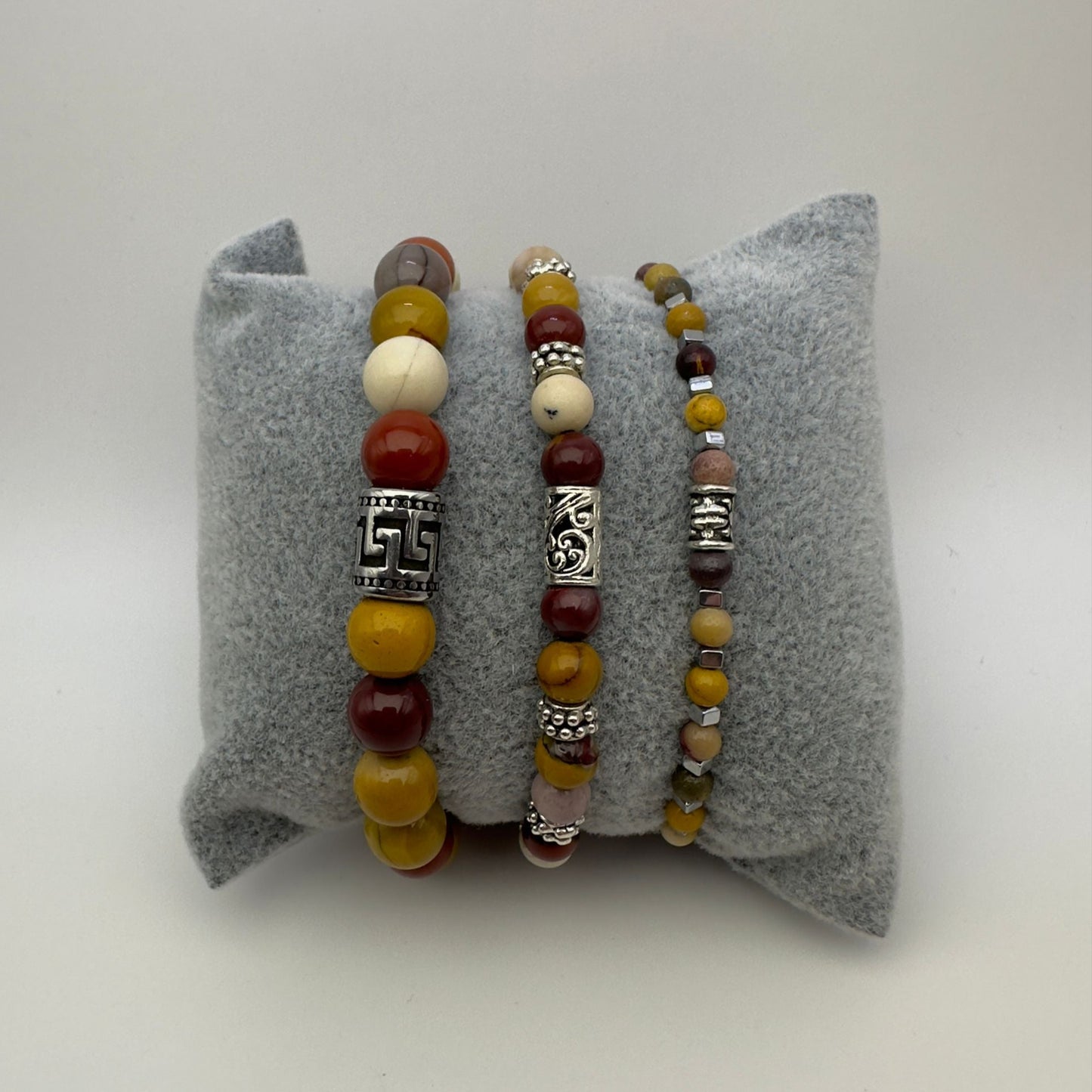 Pulseira de Pedra Mookaite