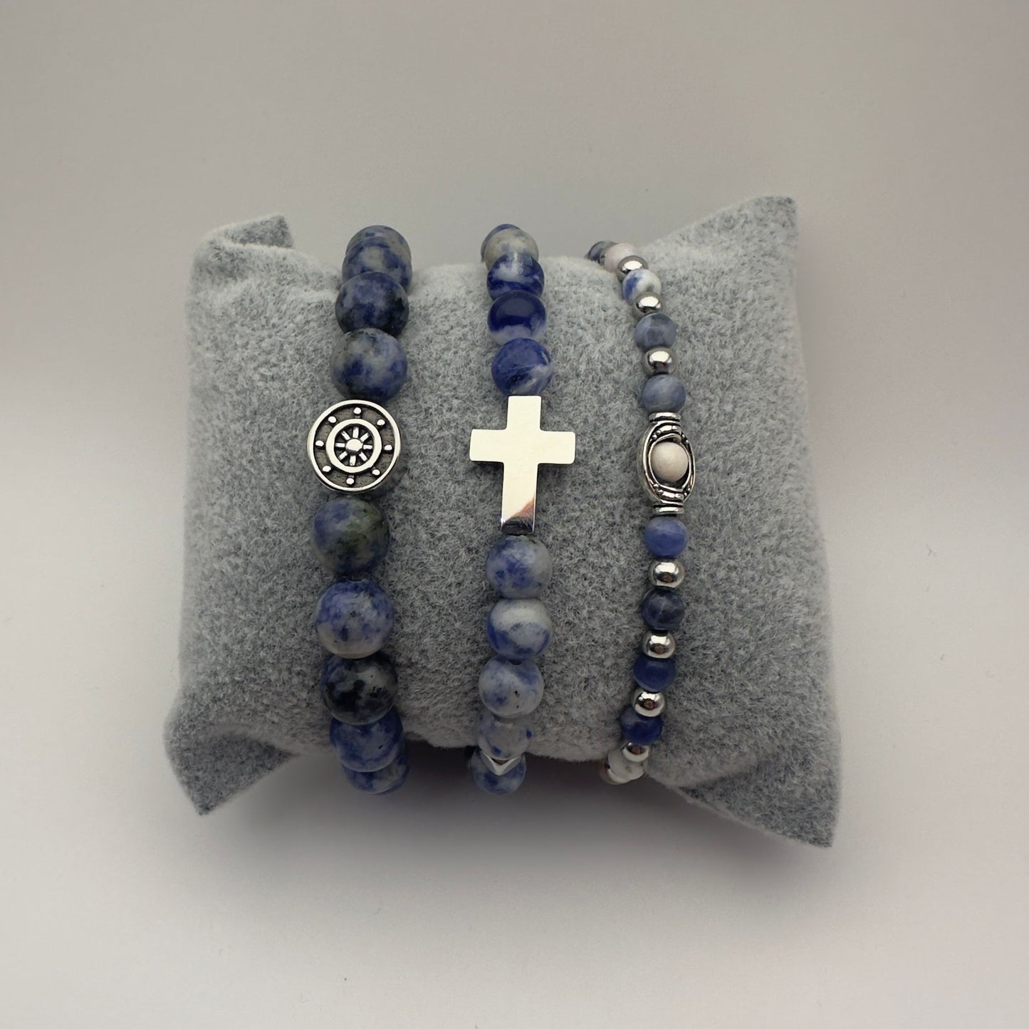 Pulseira de Pedra Sodalita