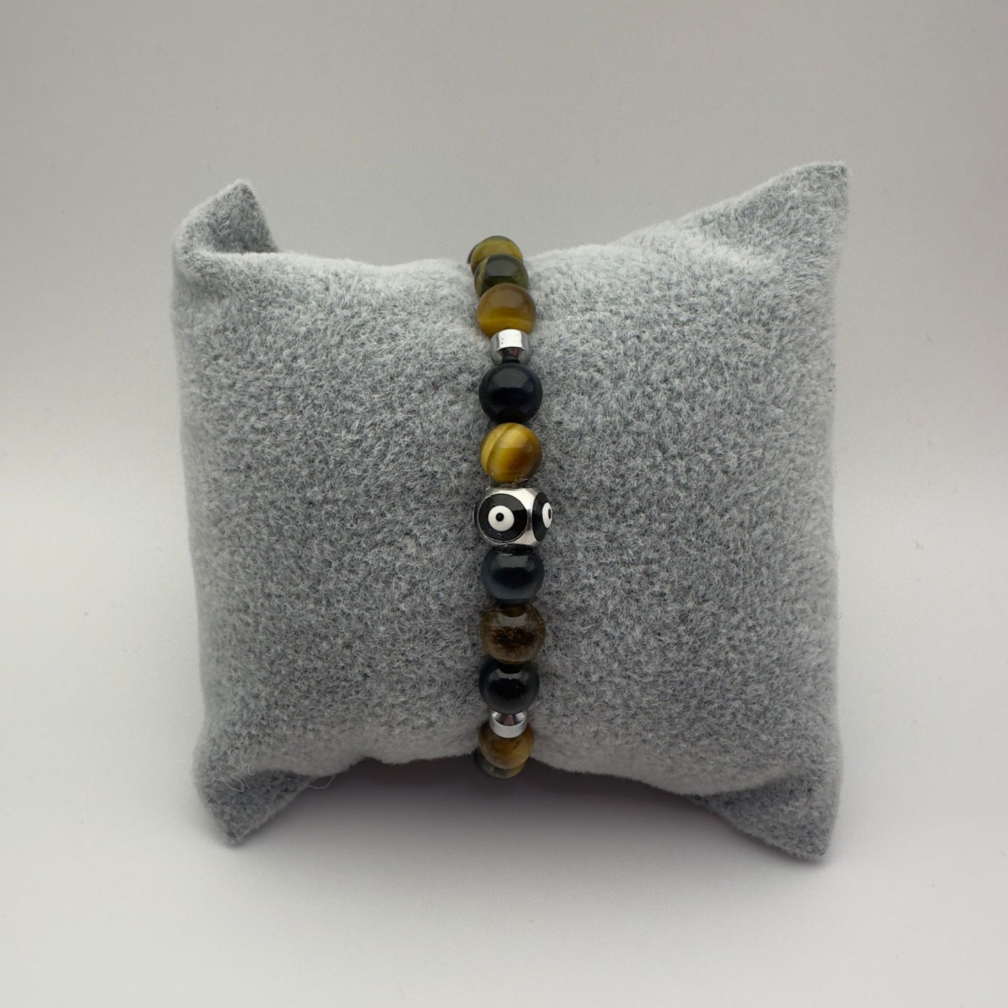 Pulseira de Pedra Olho de Tigre Sileno
