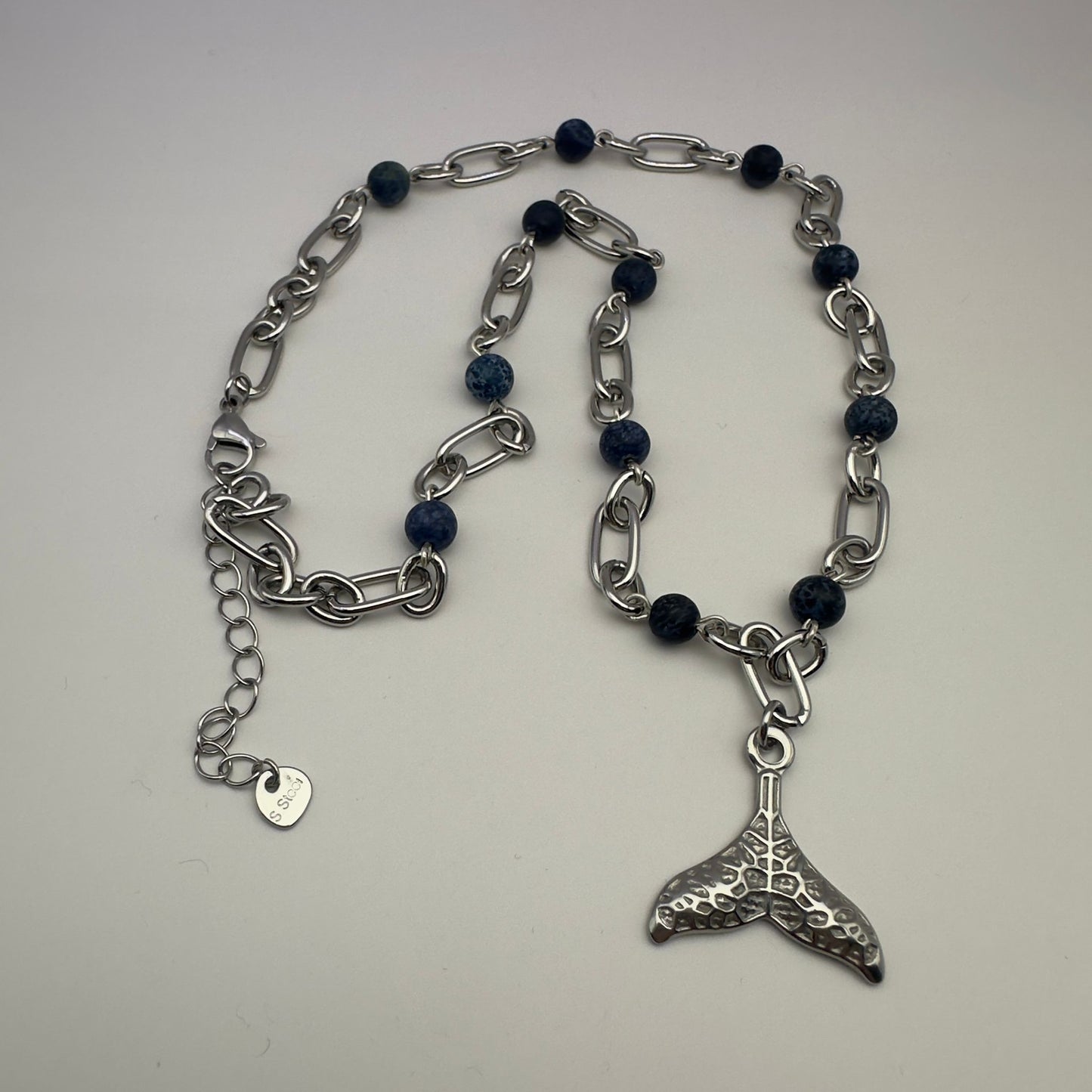 Colar de Pedra Howlite Fosco Turquesa