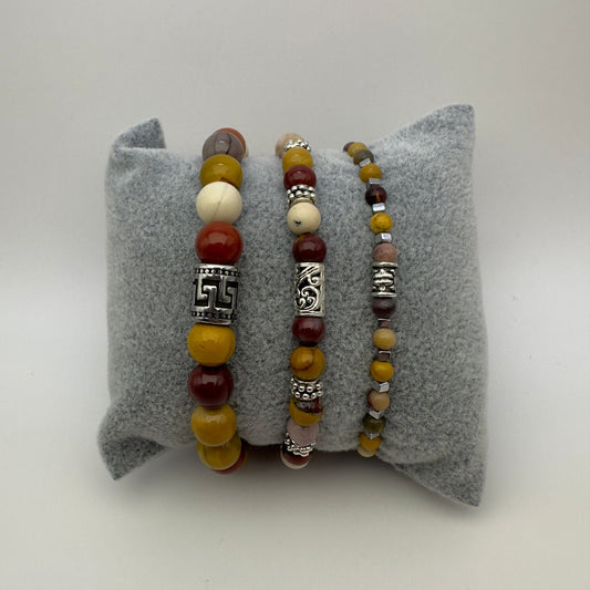 Pulseira de Pedra Mookaite