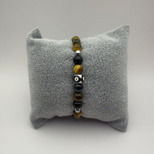 Pulseira de Pedra Olho de Tigre Sileno