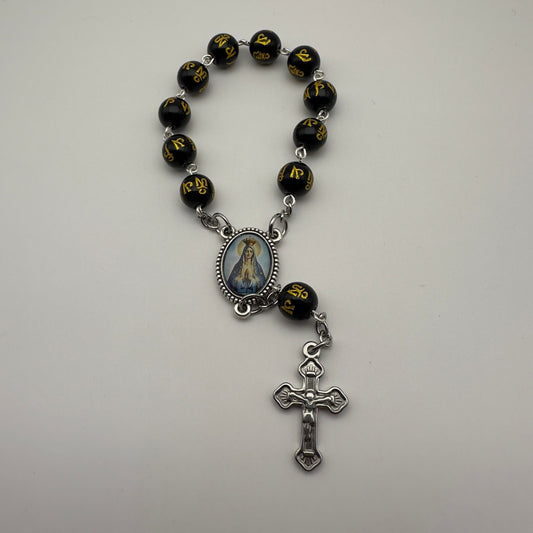 Dezena de Pedra Feng Shui Obsidiana