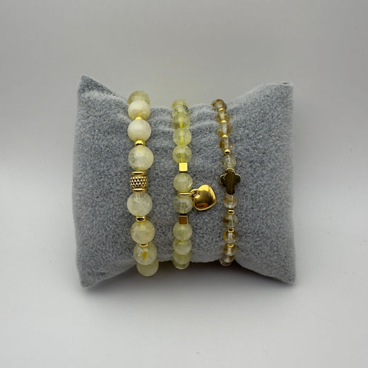 Pulseira de Pedra Citrino